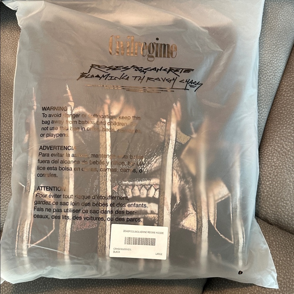 Civil Regime x Marvel Deadpool/Wolverine Regime Hoodie - Picture 11 of 13